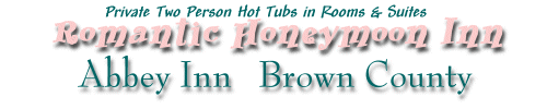 Brown County Indiana honeymoon hot tub suites