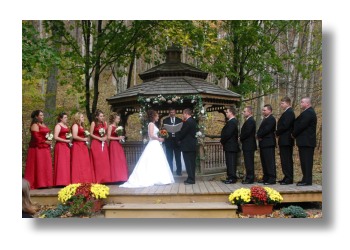 Brown County Indiana Wedding Gazebo